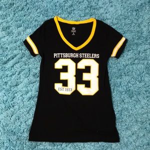 NFL Team Apparel Steelers V Neck